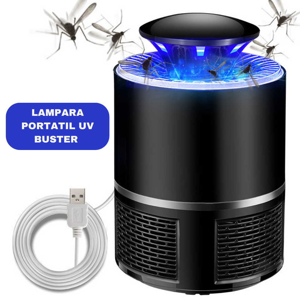 LAMPARA UV MATA MOSQUITOS BUSTER.